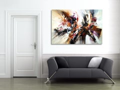 Abstraction de la nature XL 1, peinture, acrylique sur toile