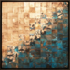 Fjords (series), Mixed Media on Wood Panel