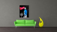 Born to be wild, tecnica mista su pannello di Wood