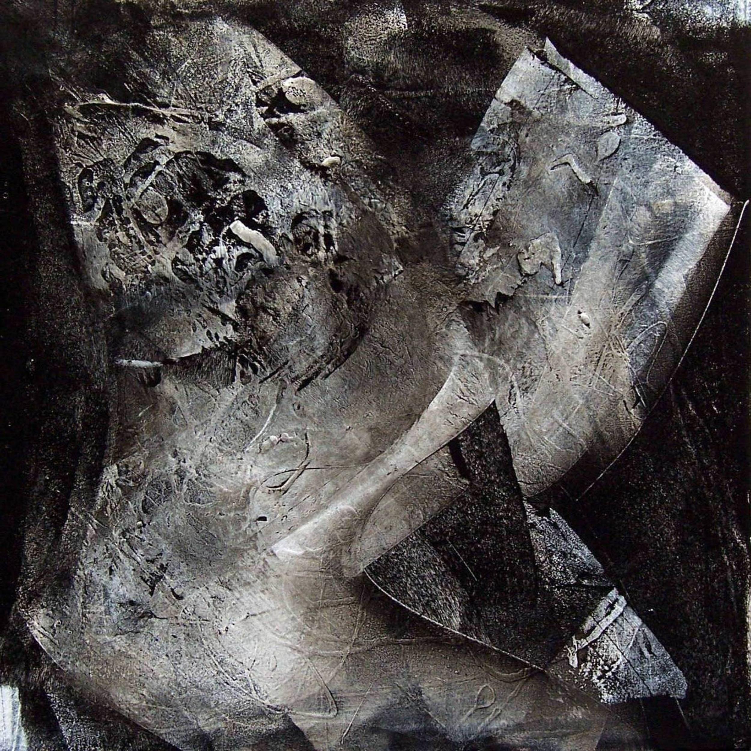 Abstract Painting di Newel Hunter - Raccogliere i pezzi, Pittura, Acrilico su tela