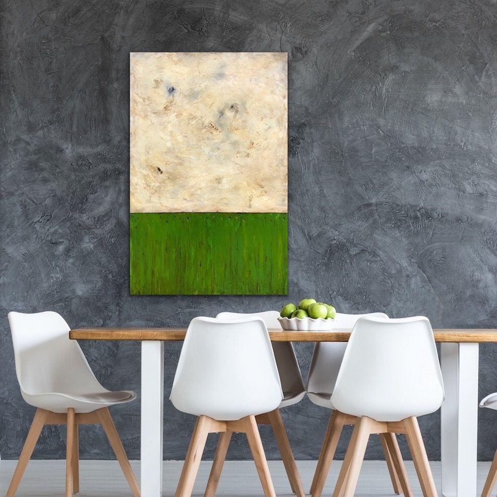 Vindolanda, Mixed Media on Wood Panel - Abstract Mixed Media Art by Tamera Abate