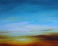 Ocaso del día, Pintura, Óleo sobre lienzo