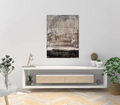 Brown abstract painting CE388, Painting, Acrylic on Canvas