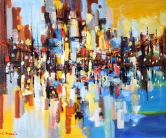 Golden Gate Bridge, Painting, Oil on Canvas