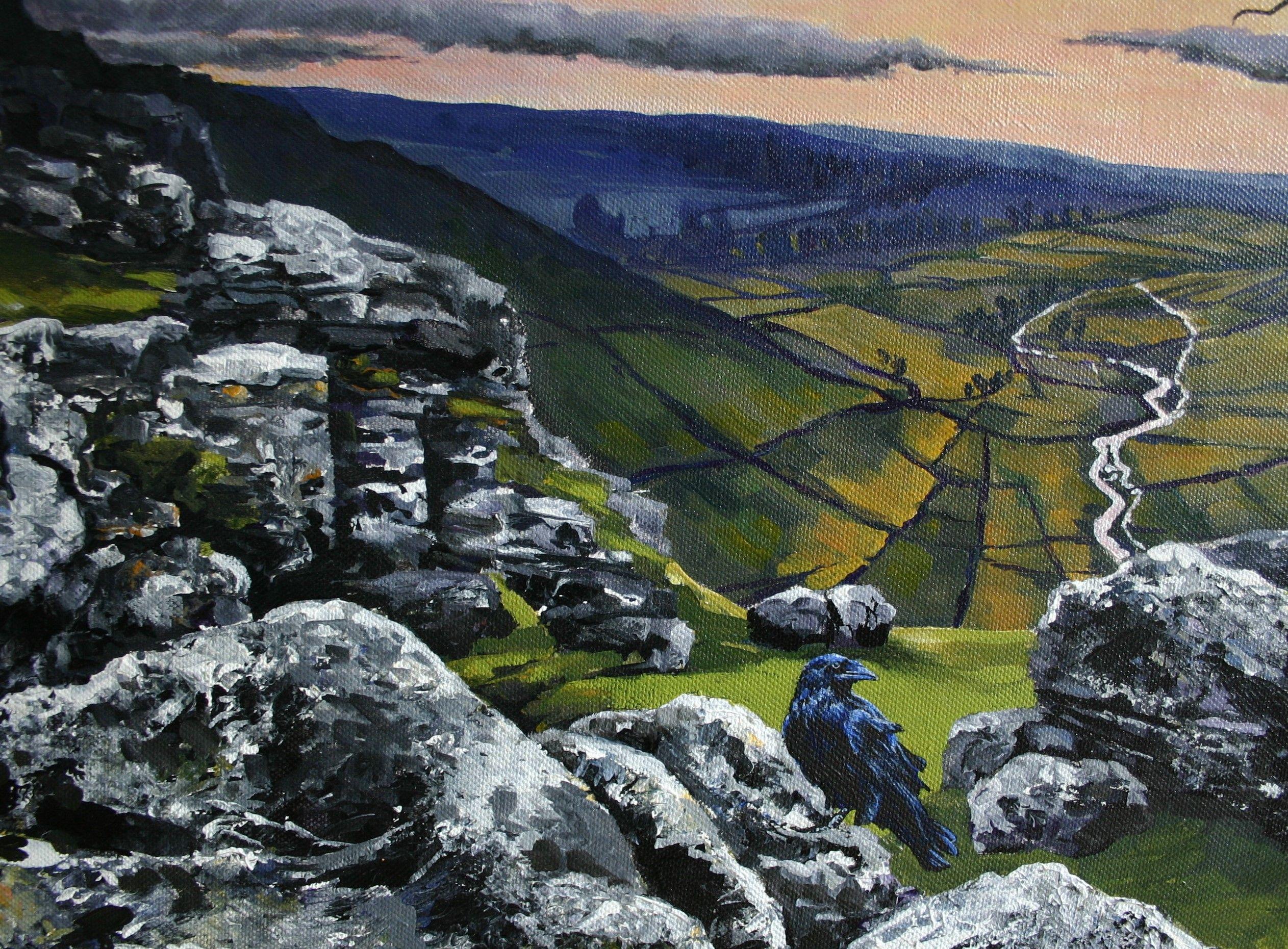 Malham Heights, Painting, Acrylic on Canvas 1