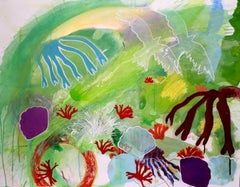 Peinture « Sea Garden II », acrylique sur toile