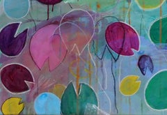 A Thousand Springs (Koti Teertha II) India, Painting, Acrylic on Canvas