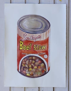 Beef Stew, Painting, Watercolor on Watercolor Paper