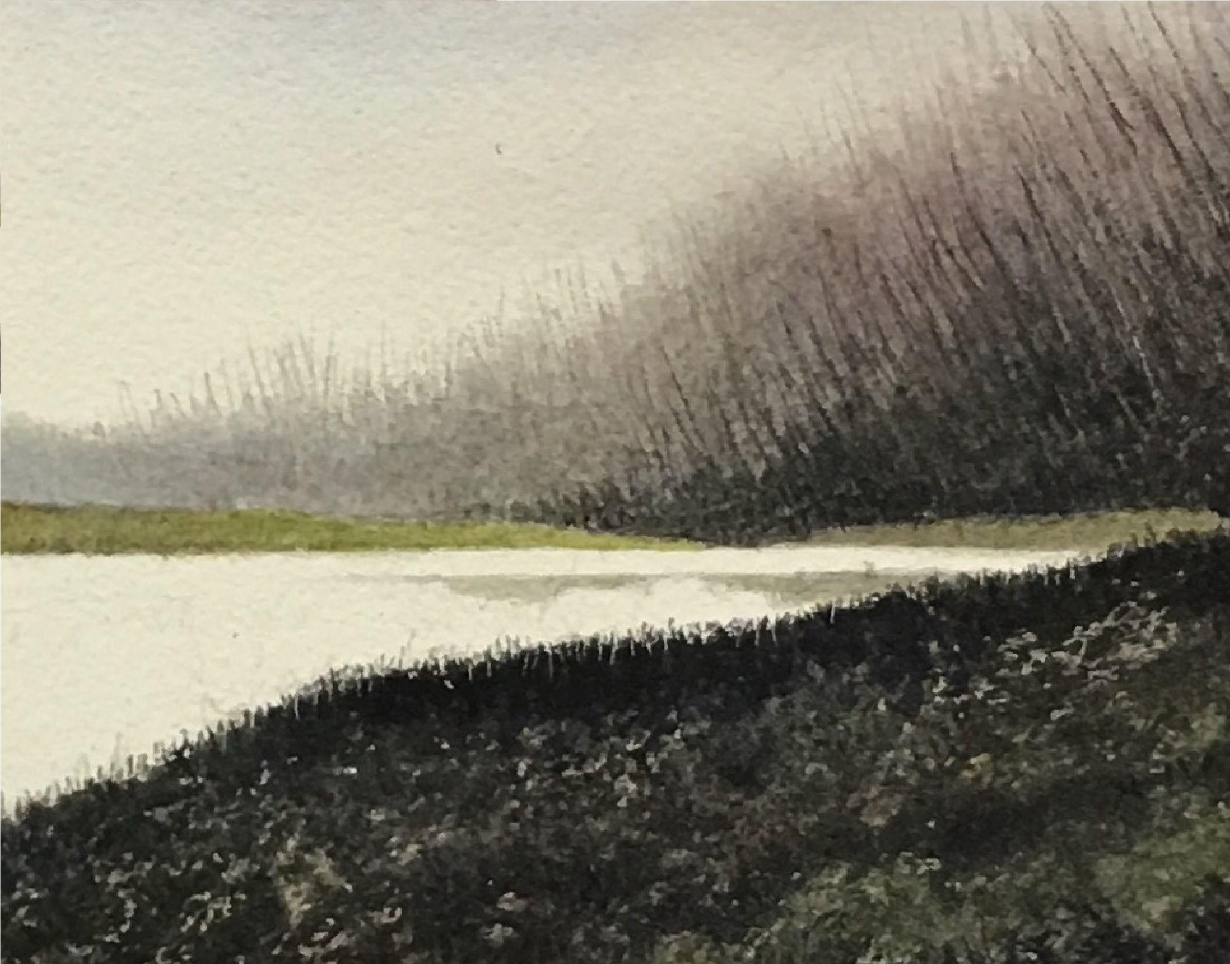 NORTHERN THAMES, Painting, Watercolor on Watercolor Paper 1