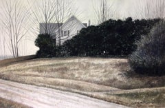 La maison de Lonley, peinture, aquarelle sur papier aquarelle