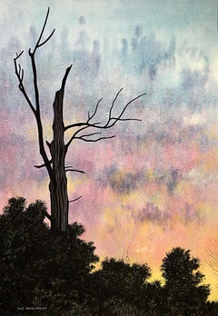 Tree d'Esprit, peinture, aquarelle sur papier aquarelle