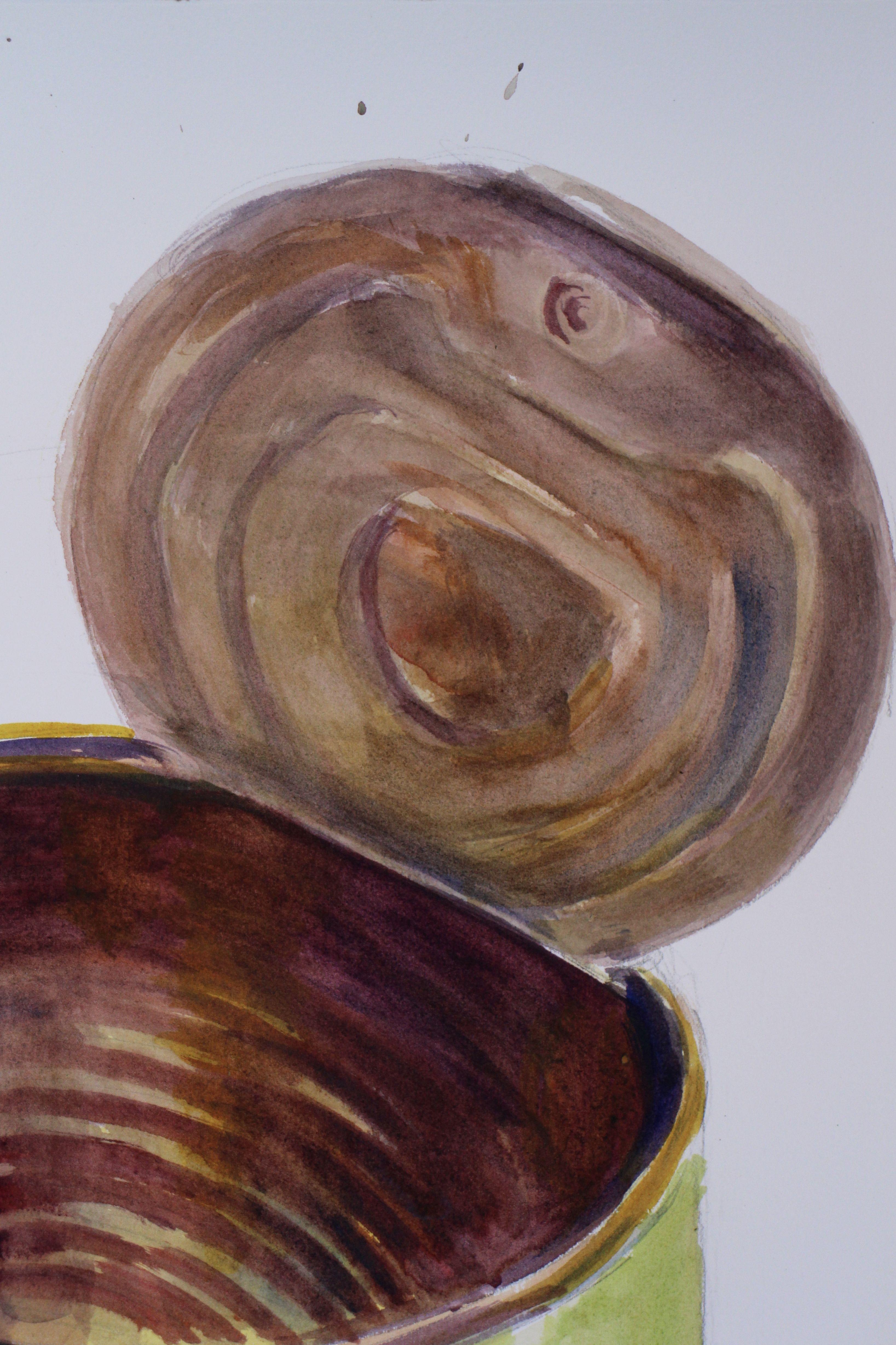 Whole Black olives, peinture, aquarelle sur papier aquarelle en vente 1