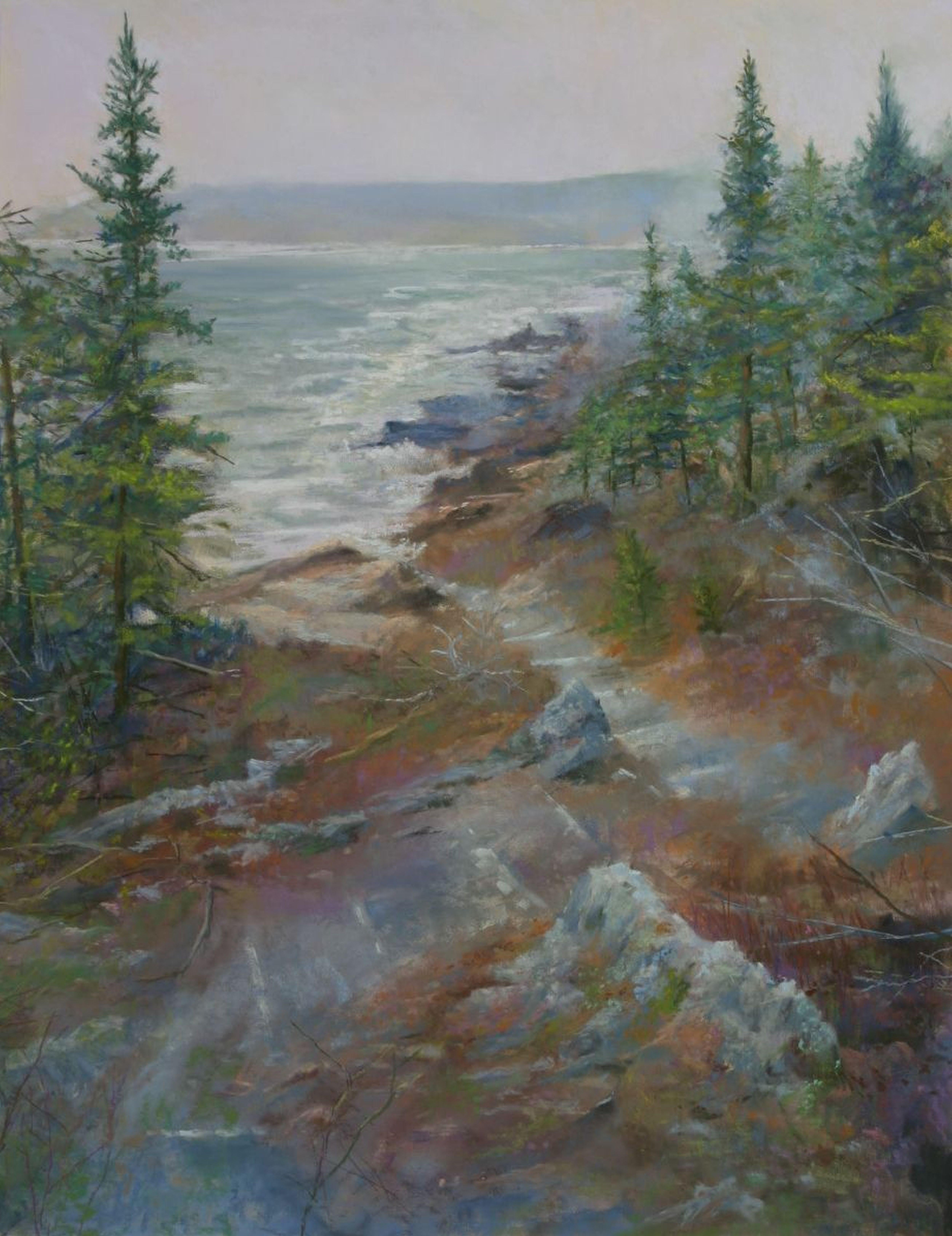 Bob Palmerton Wind Chill, Drawing, Pencil/Colored Pencil on Pastel