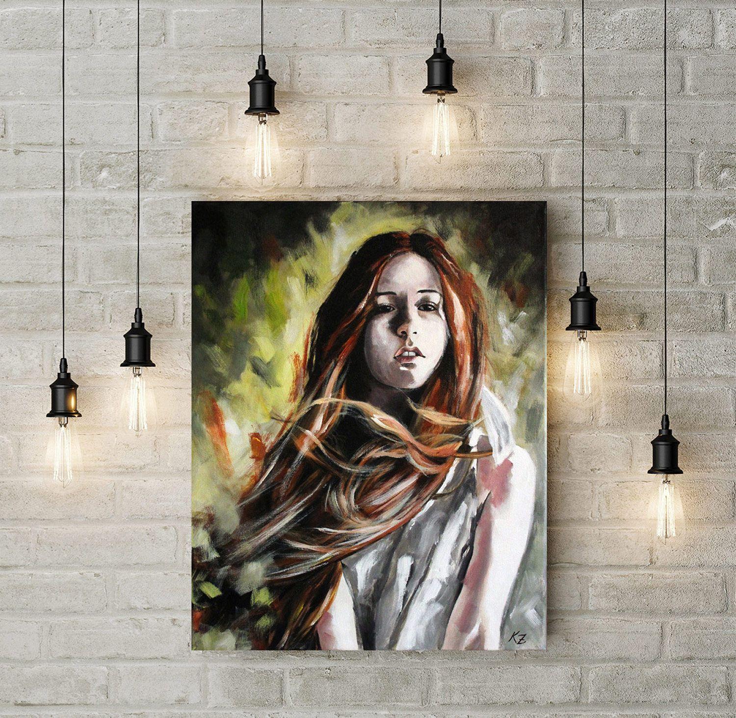 Tristana, Pittura, Acrilico su tela - Painting Contemporaneo di Nymira Gray