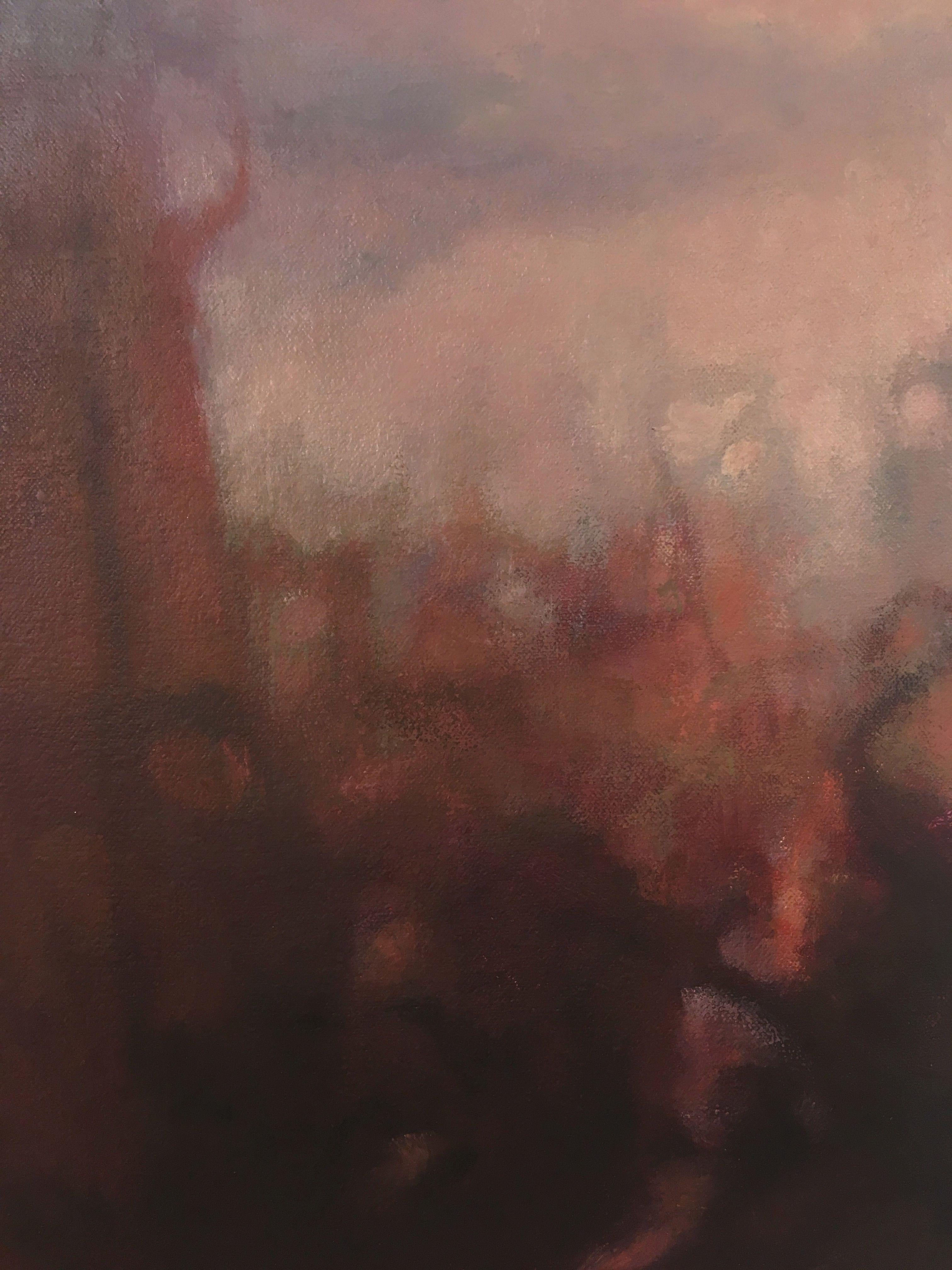 Sanguina, Pintura, Óleo sobre lienzo - Painting Impresionista de Nanci Erskine