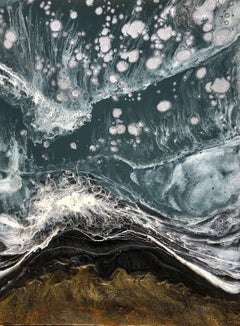 Black Sands, Mixed Media on Canvas