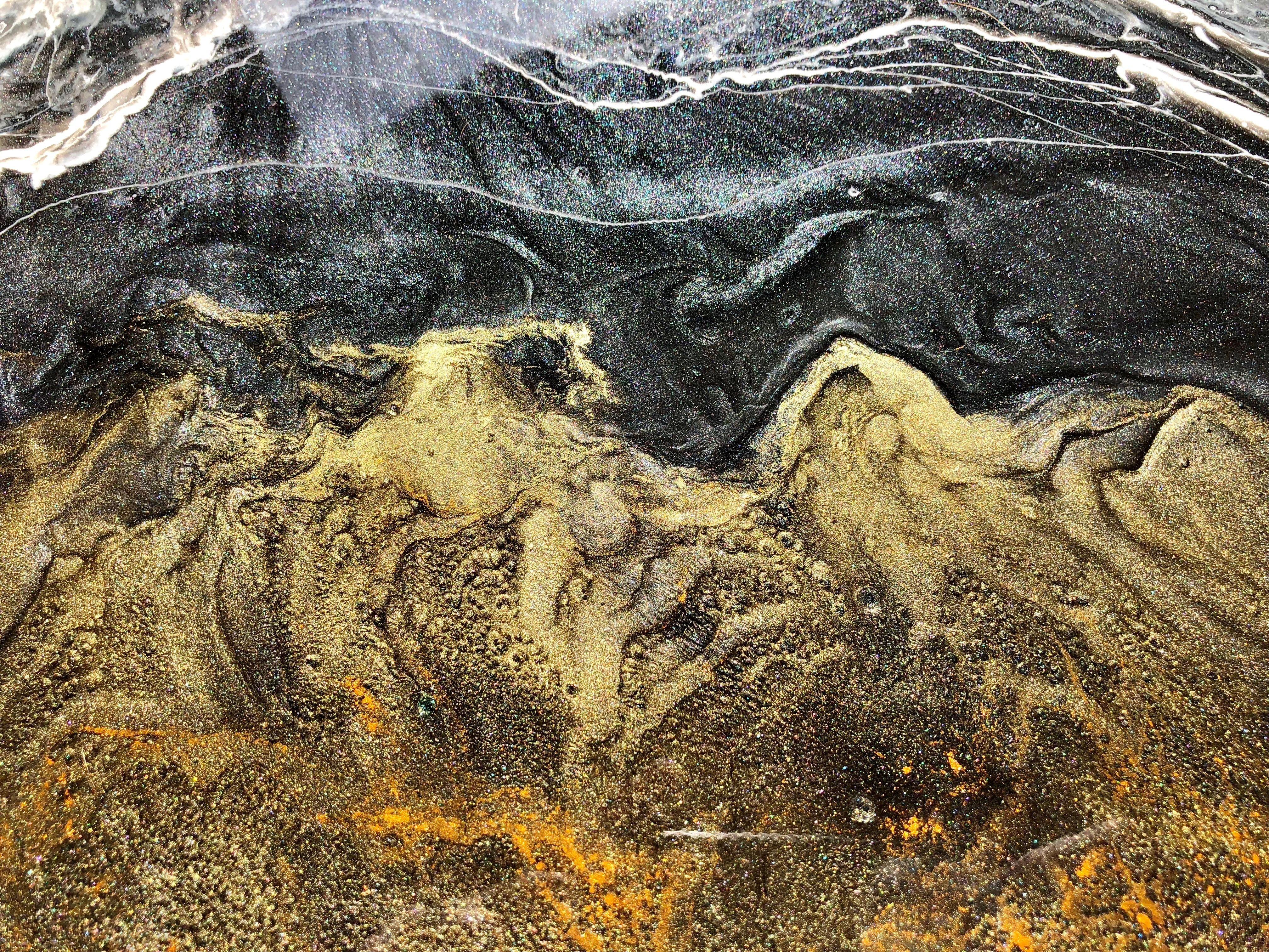 Black Sands, Mixed Media on Canvas 1