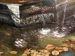 Andalusian garden in de house of Sorolla Painter, Painting, Oil on Canvas