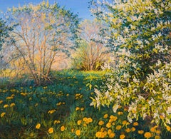 Spring Landscape, Painting, Oil on Canvas