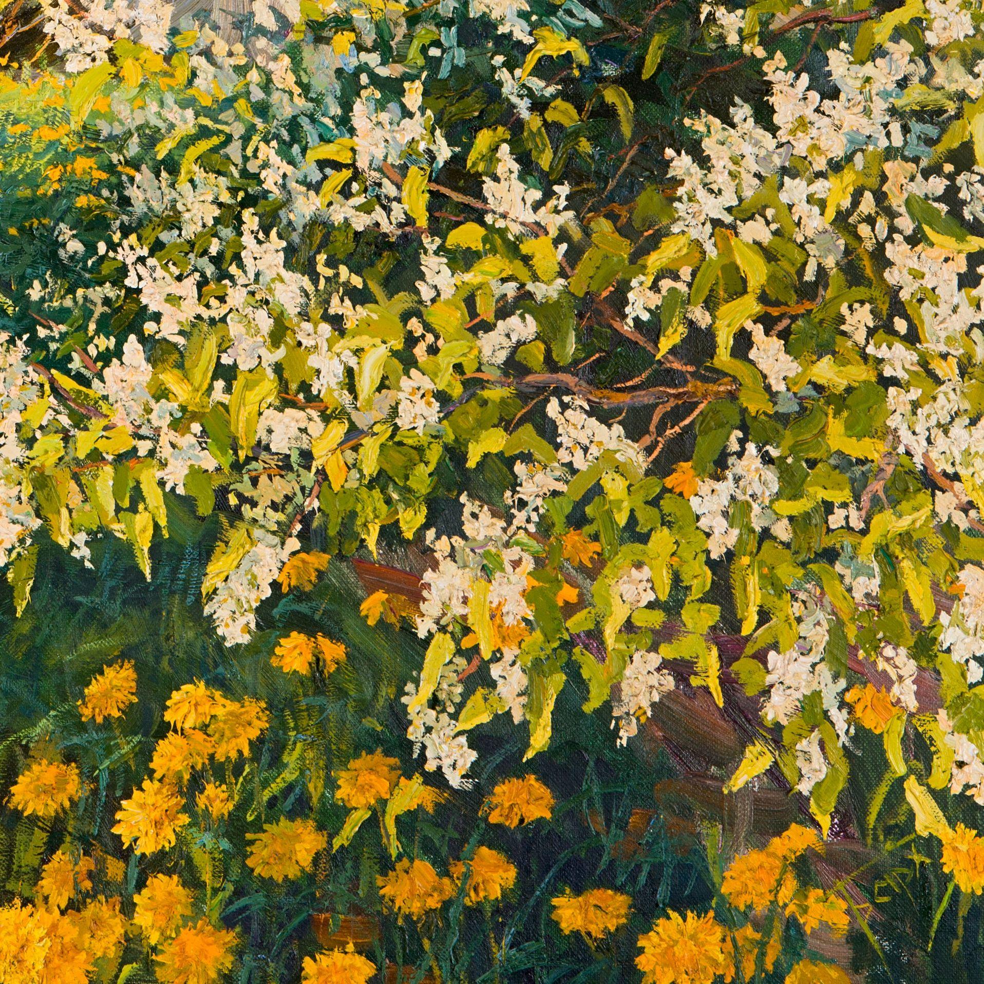Spring Landscape, Painting, Oil on Canvas 3