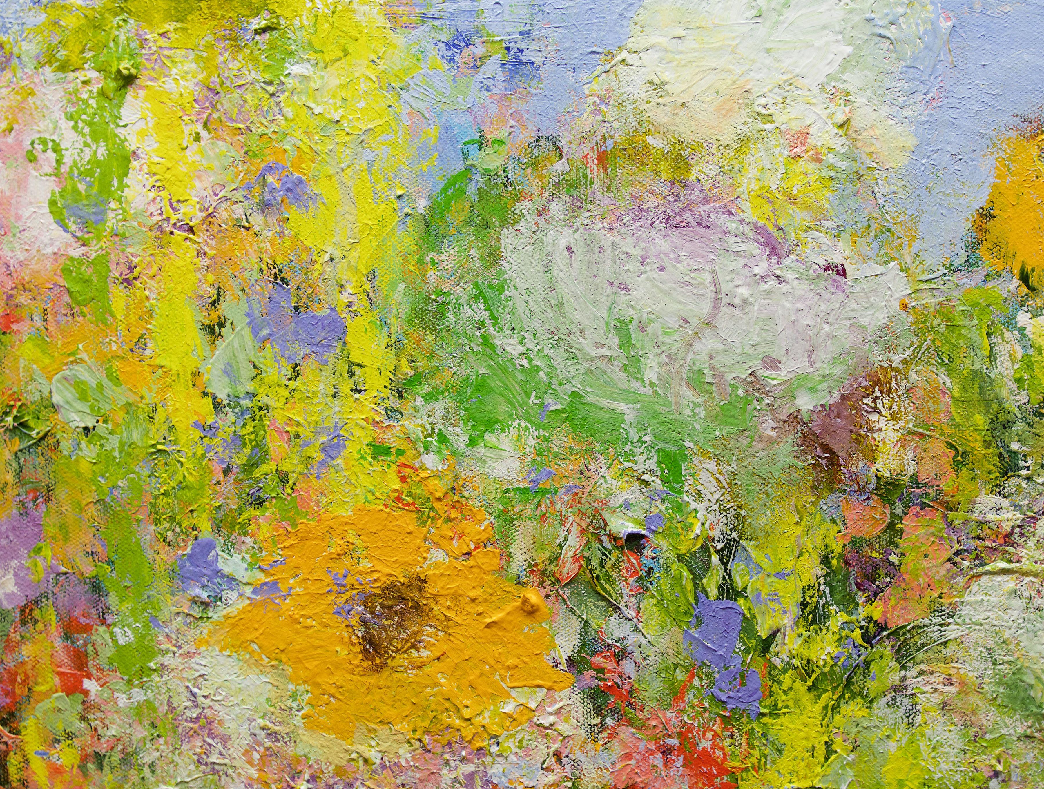 Dandelion Dust, Painting, Acrylic on Canvas 1