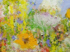 Dandelion Dust, Painting, Acrylic on Canvas
