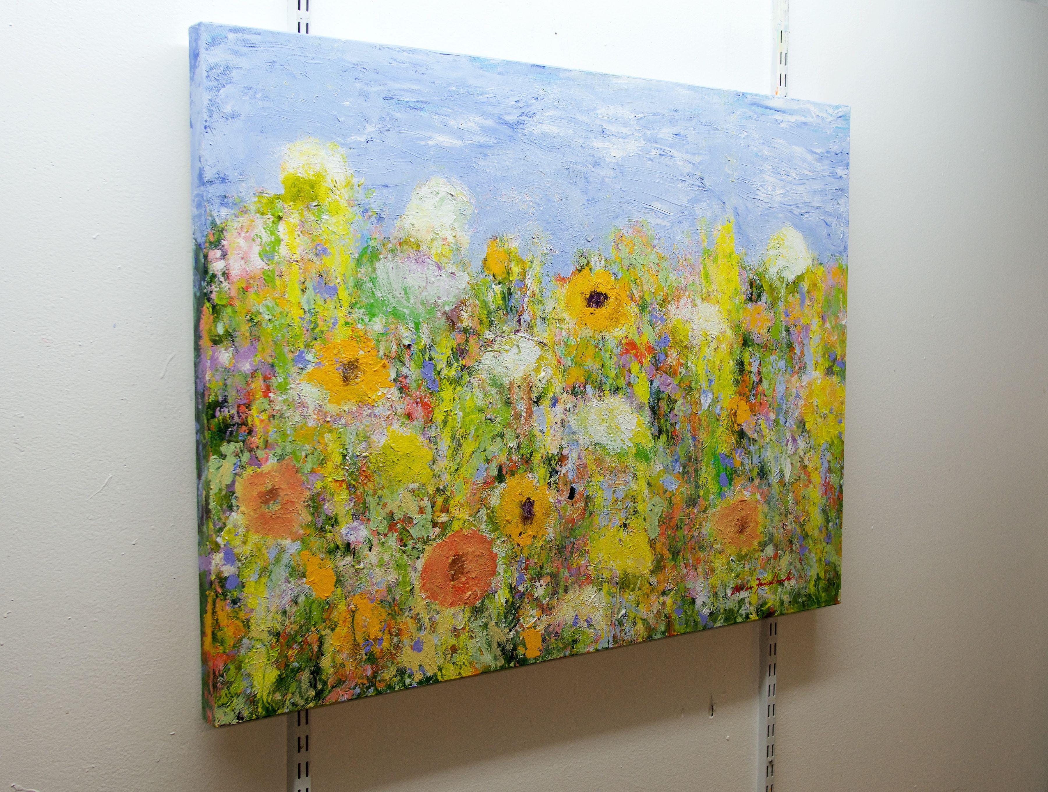 Dandelion Dust, Painting, Acrylic on Canvas 3