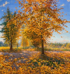 Autumn Morning, Painting, Oil on Canvas