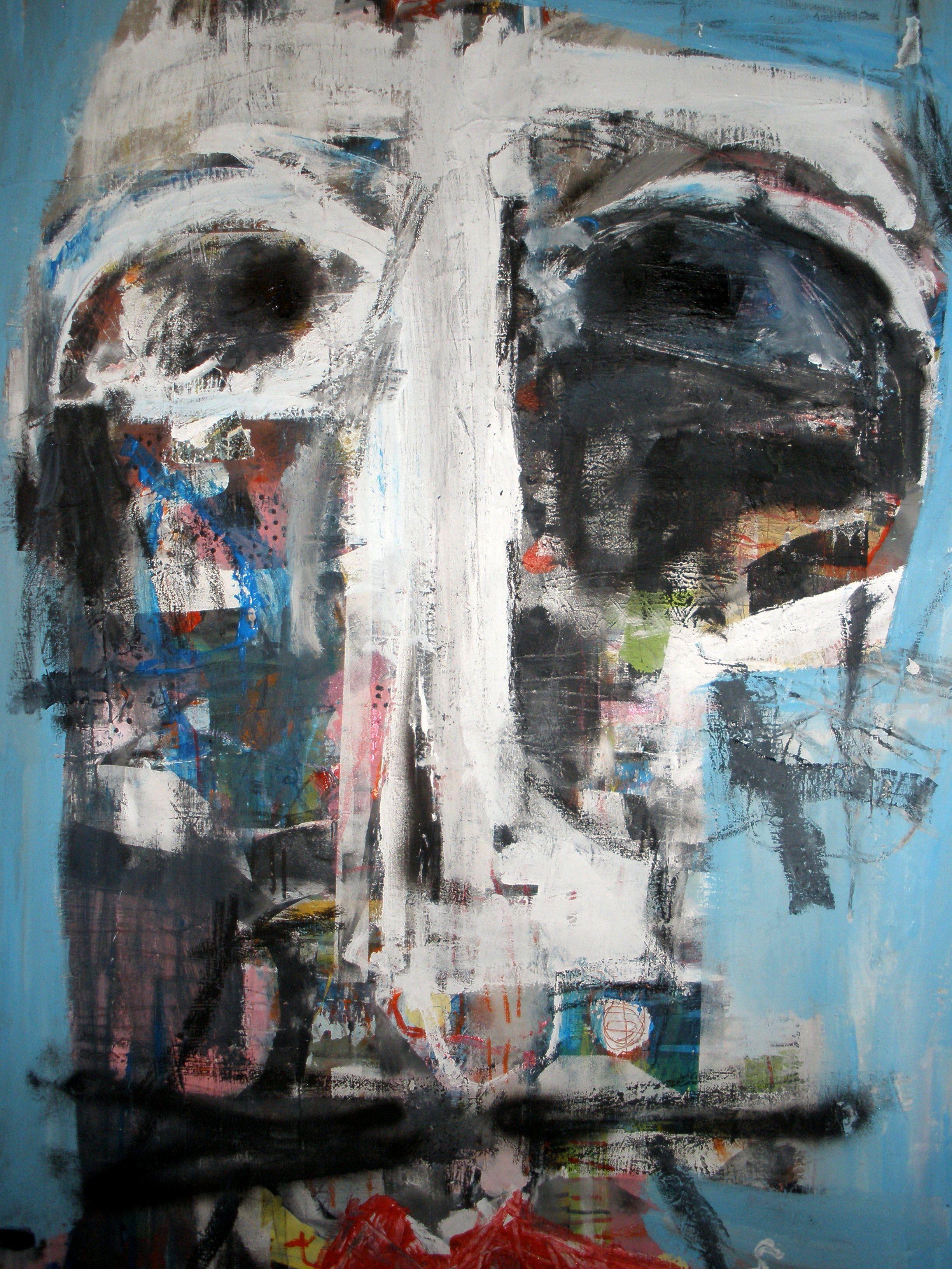 amico, Pittura, Acrilico su tela - Painting Astratto di Dimitris Pavlopoulos