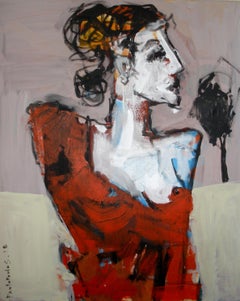 medusa, Painting, Acrylic on Canvas