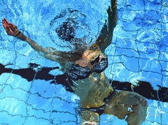 Surface Dive, Painting, Acrylic on Canvas