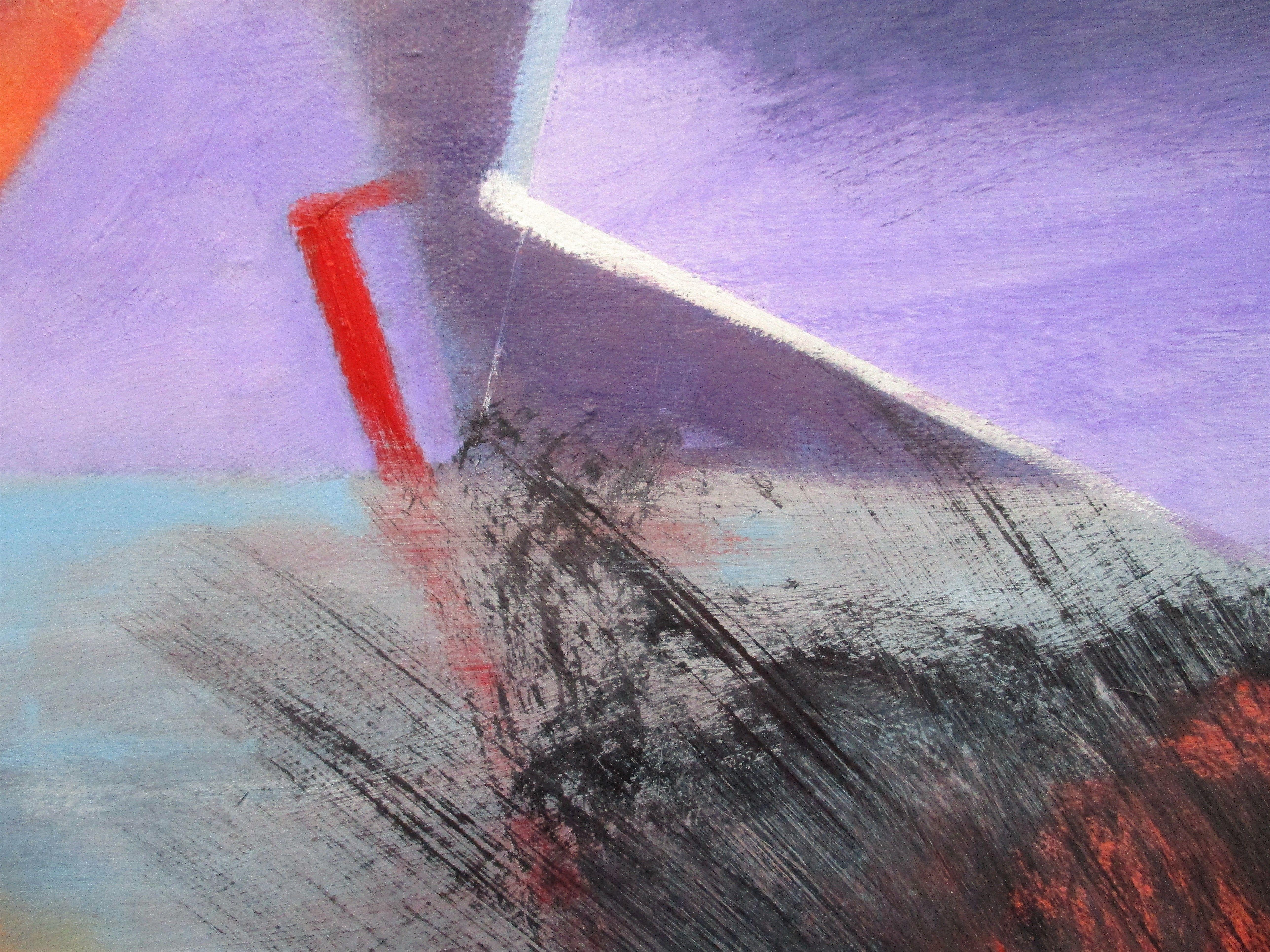 Giudizio offuscato, Pittura, Olio su tela - Painting Astratto di Lee Panizza