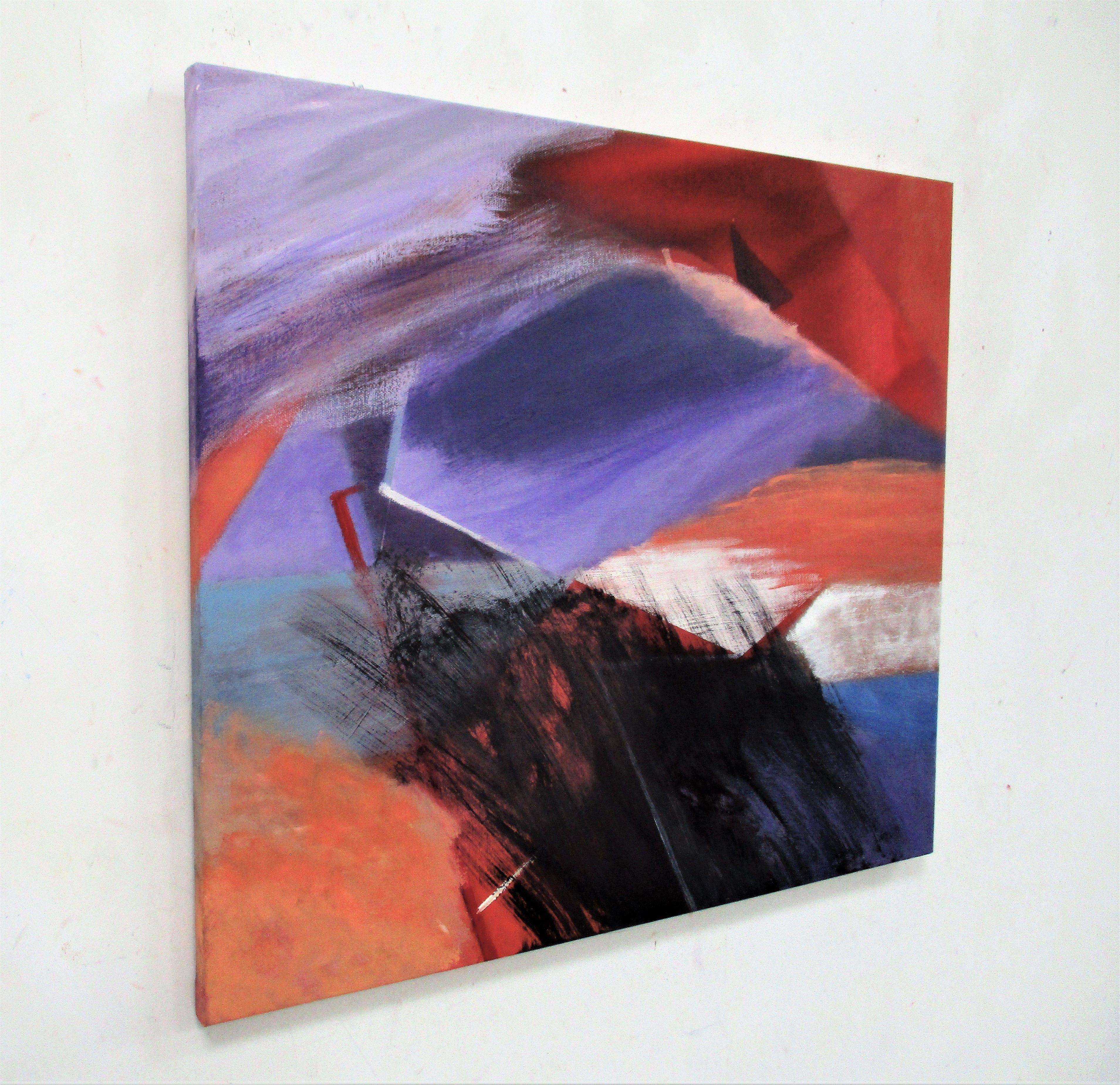Giudizio offuscato, Pittura, Olio su tela - Abstract Painting Marrone di Lee Panizza