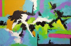 Rorschach Puzzle?, Painting, Acrylic on Canvas