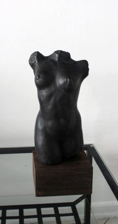 Nude - torso - XXI century, Bronze figurative sculpture