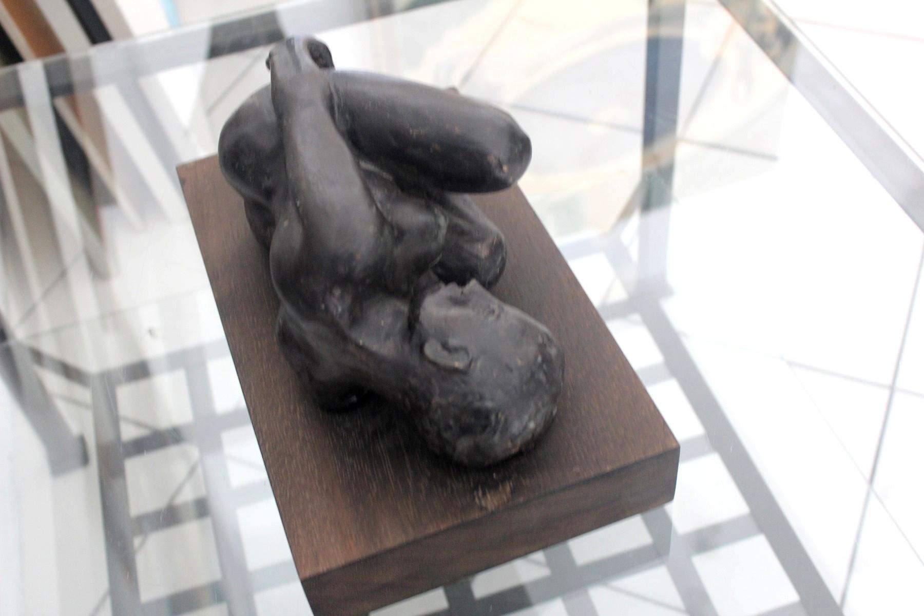 Nude - XXI century, Bronze figurative sculpture - Sculpture by Ryszard Piotrowski