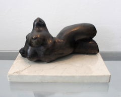 Female torso - XXI century, Bronze figurative sculpture, Nude