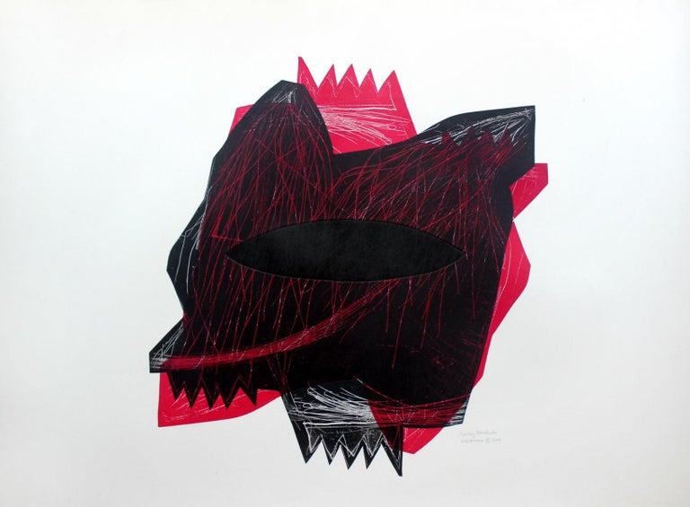 Creature 3 - XXI century, Abstraction, Mixed media print 1