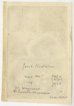 Rembrandt van Rijn and others by Jacob Houbraken - Engraving - 18th Century