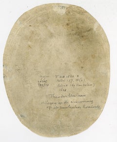 Portrait of admiral Witte de With by Theodor Matham - Engraving - 17th Century