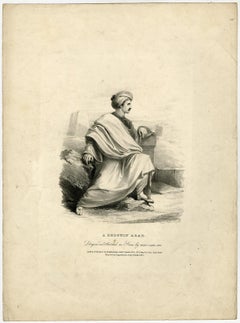 Portrait of Edward James Lane by Richard James Lane - Lithograph - 19th Century