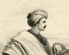 Portrait of Edward James Lane by Richard James Lane - Lithograph - 19th Century