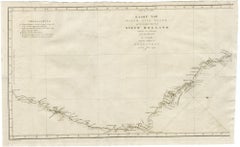 Map of Cooks Strait by C. van Baarsel - Etching / engraving - 18th Century