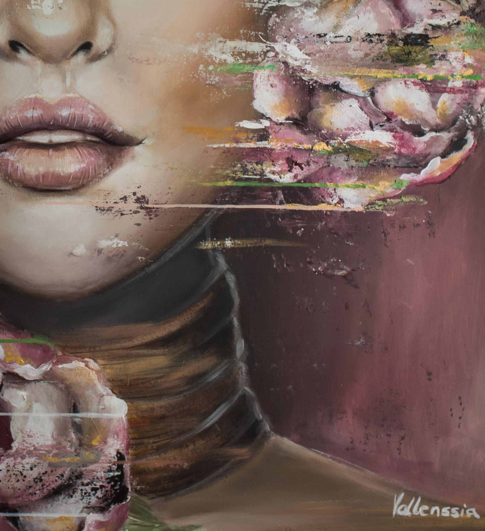Semejanza, Pintura, Acrílico sobre lienzo - Painting Contemporáneo de Snjezana Blagsic-Vallenssia