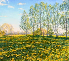 Dandelions, Painting, Oil on Canvas