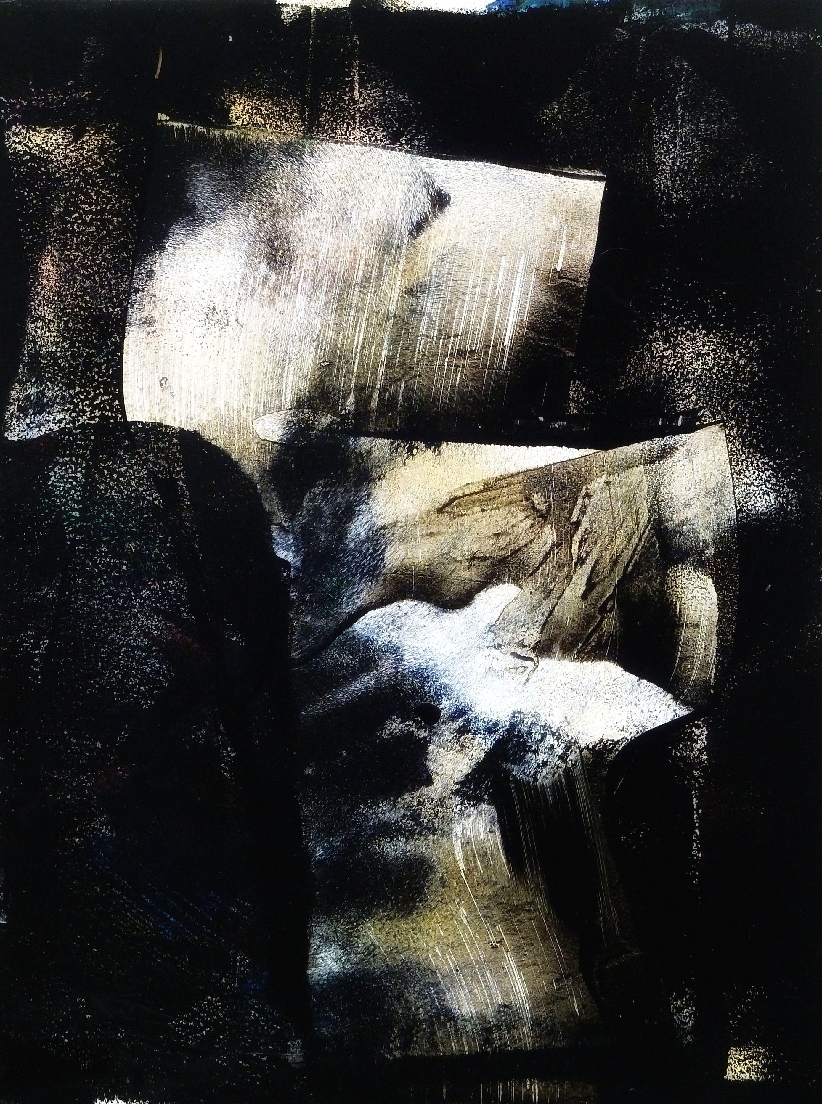 Abstract Painting di Newel Hunter - TumbleDown, Pittura, Acrilico su tela