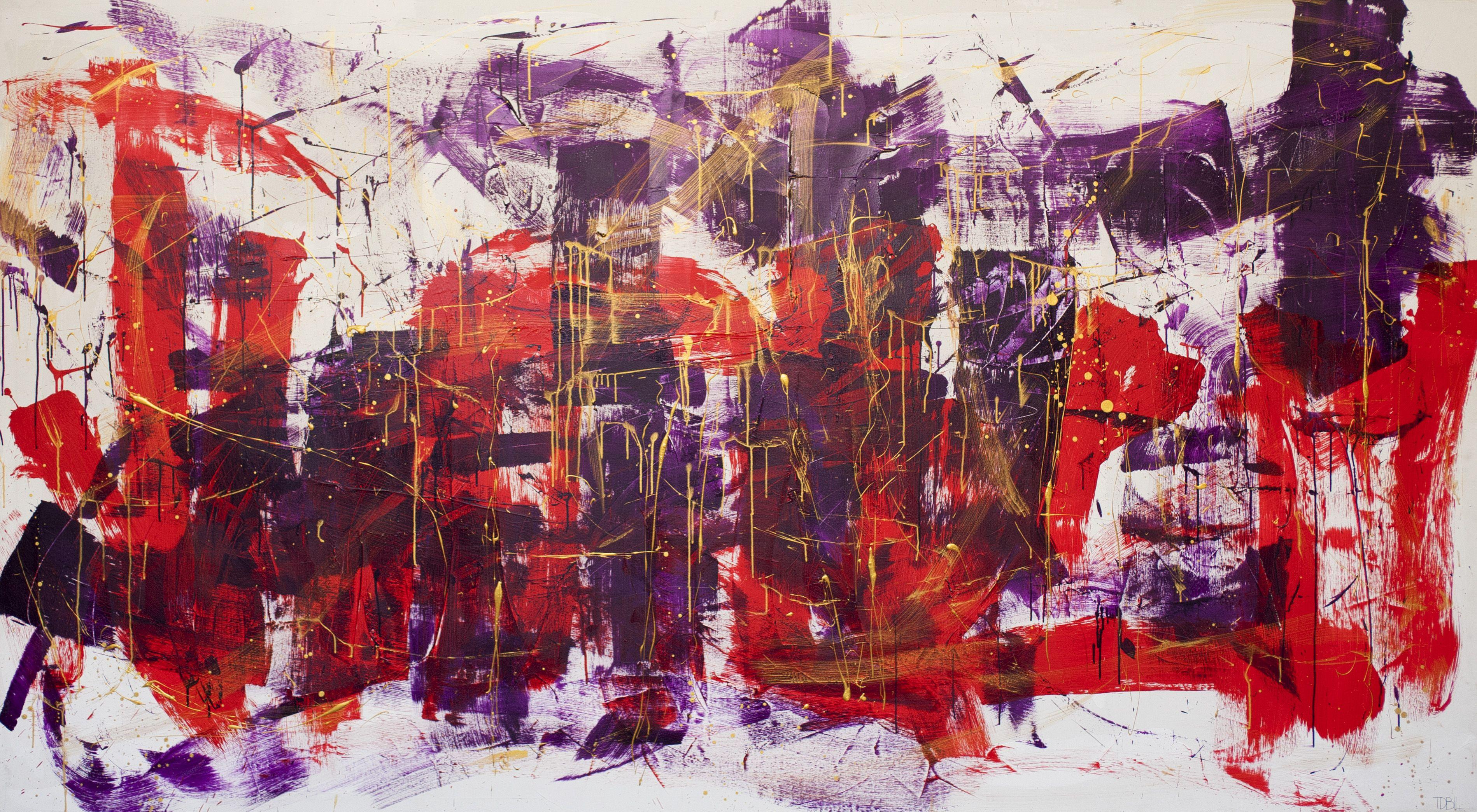 Tiril Benton Abstract Painting - shakti, Painting, Acrylic on Canvas