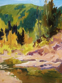 Liquid Calm, Painting, Oil on MDF Panel