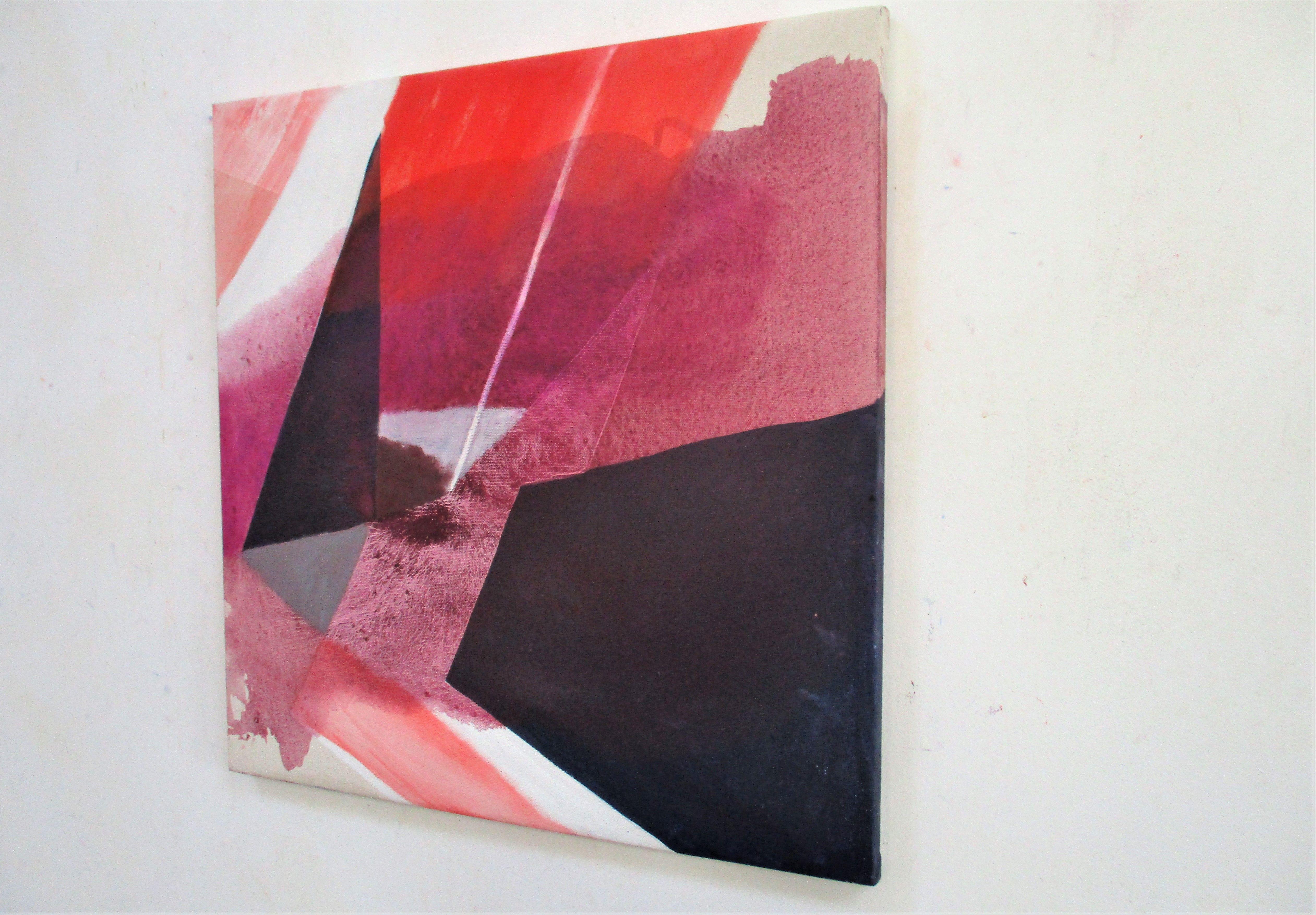Impulso, Pittura, Olio su tela - Abstract Painting Rosa di Lee Panizza