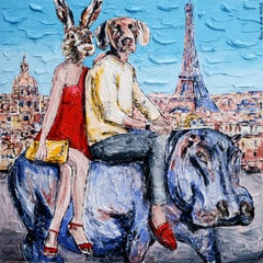 Animal Print - Gillie and Marc - Art - Limited Edition -Magical Paris & hippos